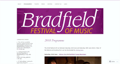 Desktop Screenshot of bradfieldfestivalofmusic.co.uk