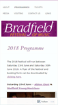Mobile Screenshot of bradfieldfestivalofmusic.co.uk